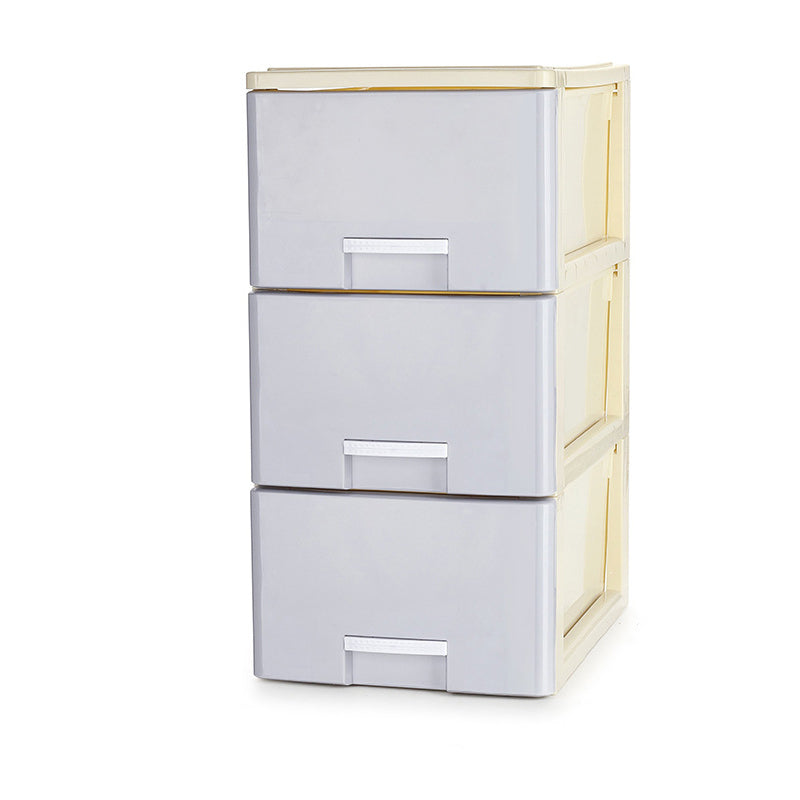 Lateral Modern File Cabinet Drawers Plastic File Cabinet for Home or Office