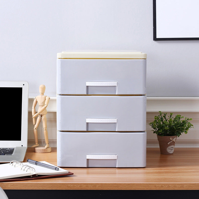 Lateral Modern File Cabinet Drawers Plastic File Cabinet for Home or Office