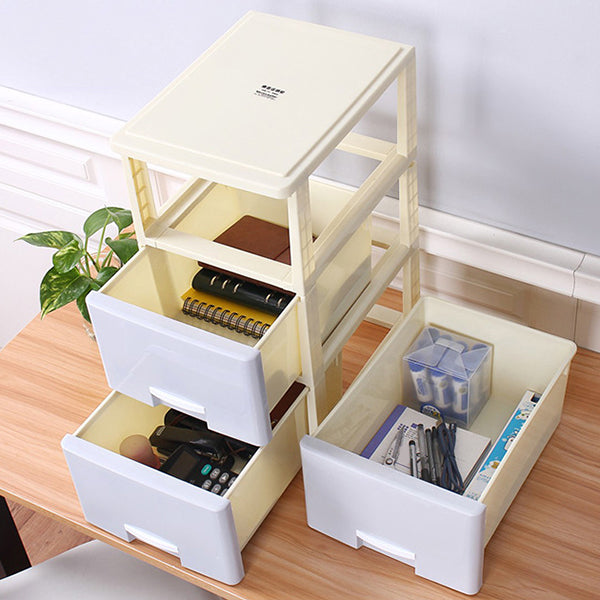 Lateral Modern File Cabinet Drawers Plastic File Cabinet for Home or Office