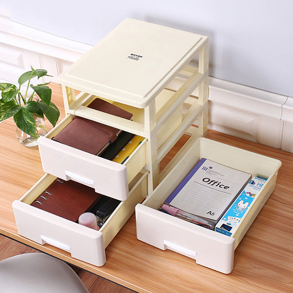 Lateral Modern File Cabinet Drawers Plastic File Cabinet for Home or Office