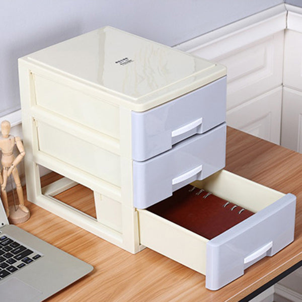 Lateral Modern File Cabinet Drawers Plastic File Cabinet for Home or Office