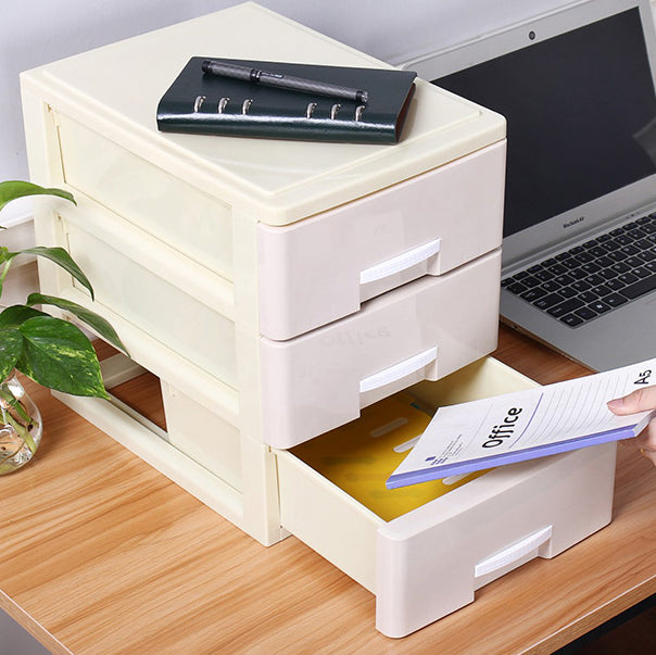 Lateral Modern File Cabinet Drawers Plastic File Cabinet for Home or Office