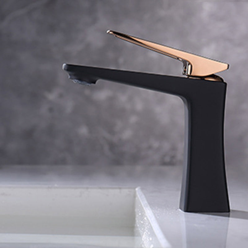 Glam Vessel Sink Faucet Brass Lever Handles with Drain Assembly Basin Lavatory Faucet