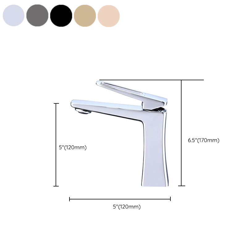 Glam Vessel Sink Faucet Brass Lever Handles with Drain Assembly Basin Lavatory Faucet