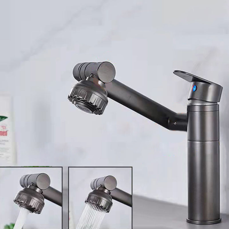 Single Handle Faucets Contemporary Style Vessel Sink Faucets for Bathroom