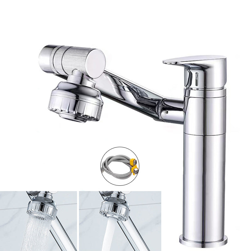 Single Handle Faucets Contemporary Style Vessel Sink Faucets for Bathroom