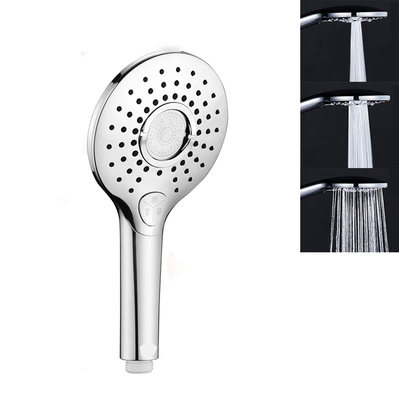 Contemporary Shower Head Combo Metal Round Handheld Shower Head