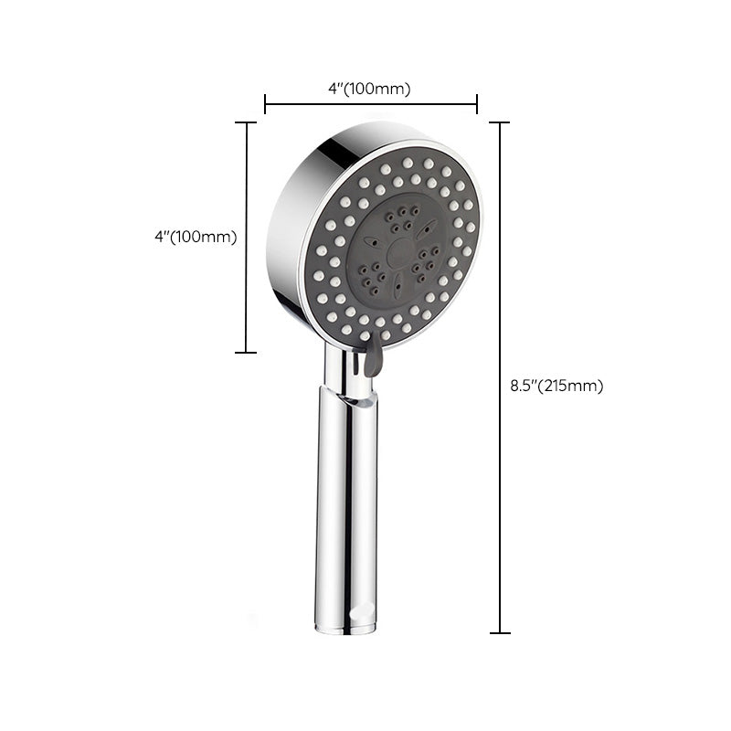 Contemporary Shower Head Combo Metal Round Handheld Shower Head