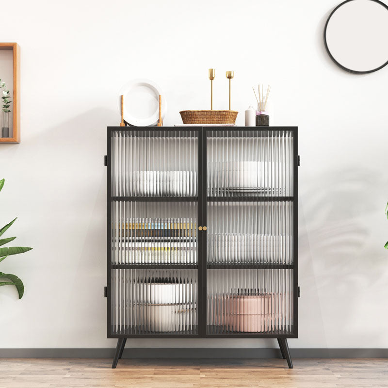 Multi-shelf Display Cabinet Industrial Storage Cabinet for Living Room