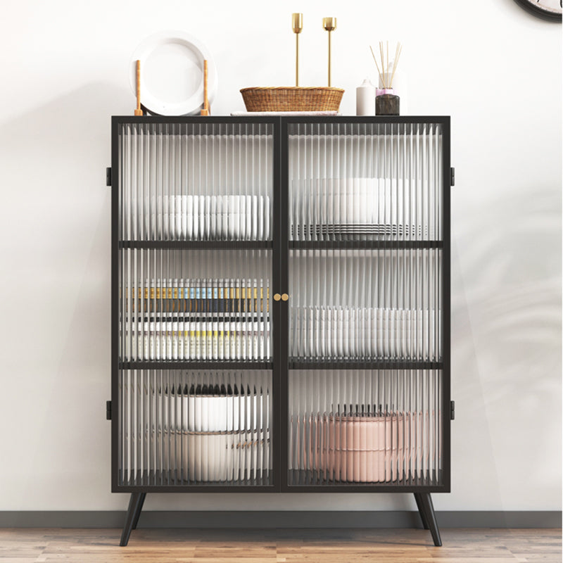 Multi-shelf Display Cabinet Industrial Storage Cabinet for Living Room