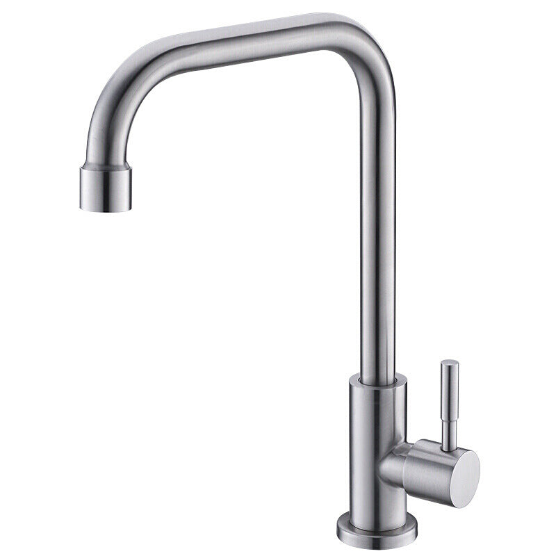 Modern Pot Filler 304 Stainless Steel 1-Handle High Arch Kitchen Faucet