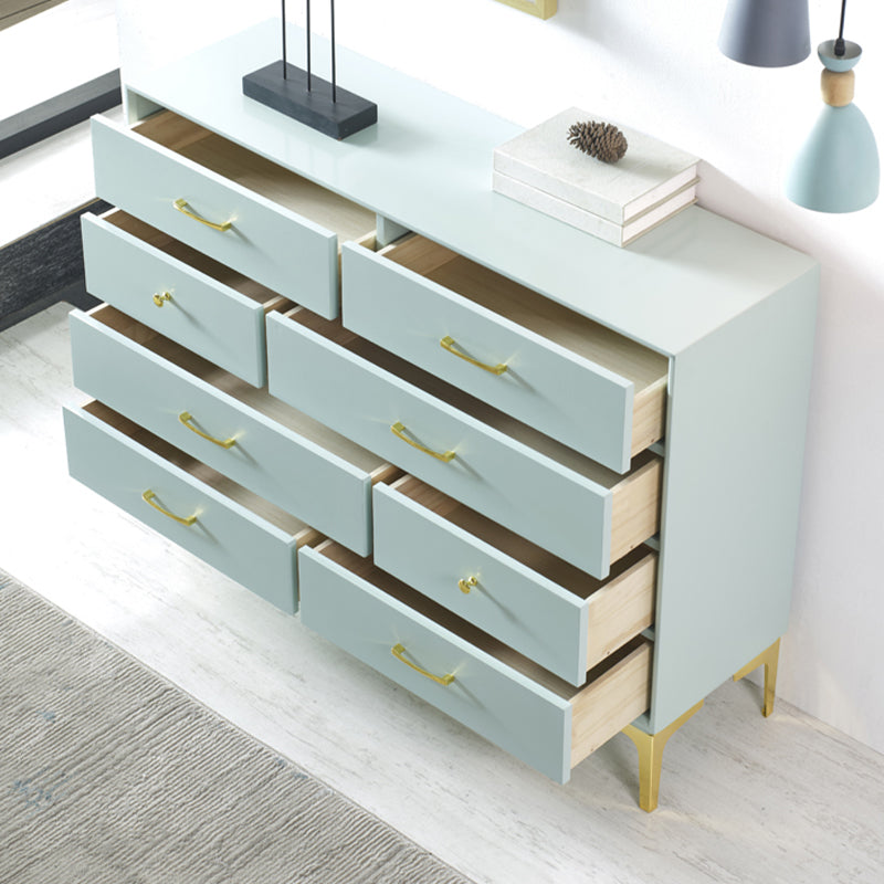 Glam Antique Finish Sideboard Engineered Wood Server with Drawers