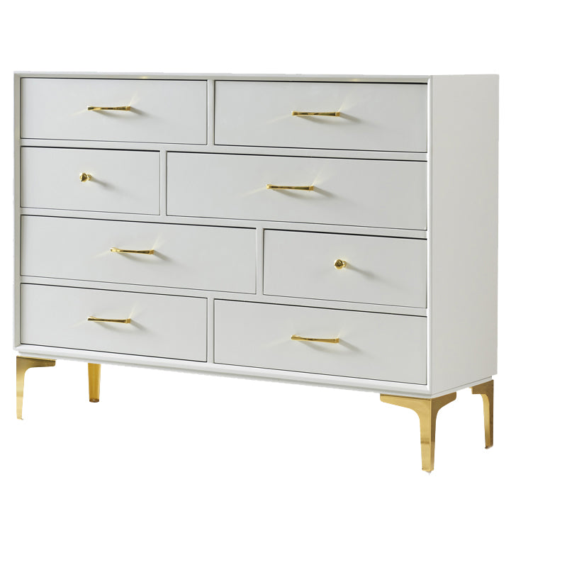 Glam Antique Finish Sideboard Engineered Wood Server with Drawers