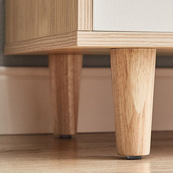 Modern Natural Sideboard Table Engineered Wood Credenza for Living Room