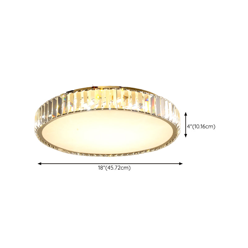 Modernism Flush Mount Lamp Crystal LED Ceiling Lighting for Bedroom