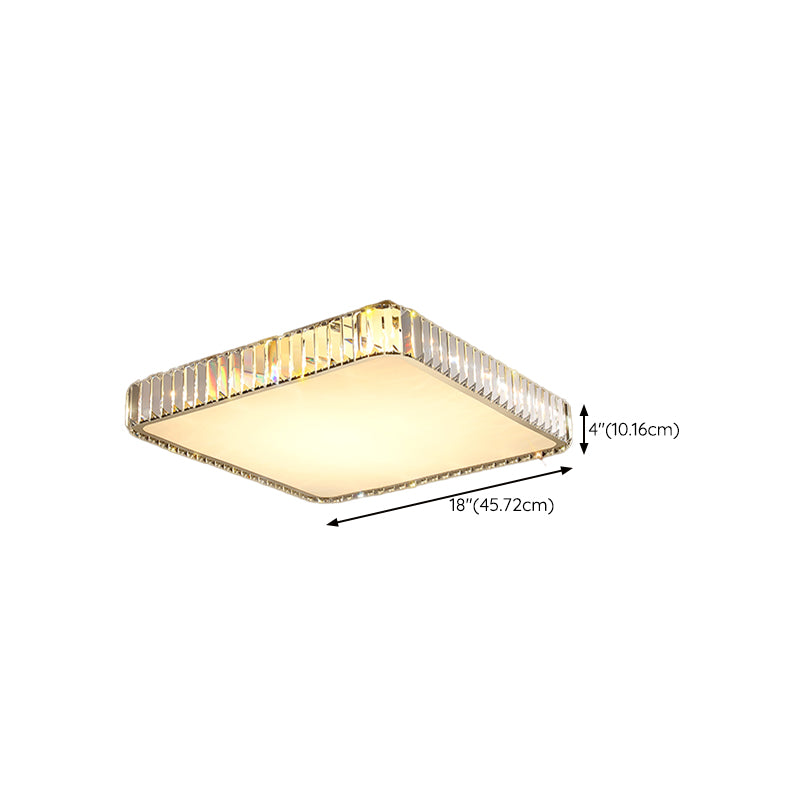 Modernism Flush Mount Lamp Crystal LED Ceiling Lighting for Bedroom