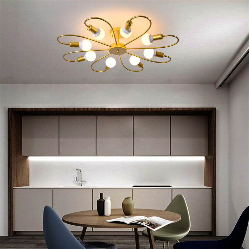 Modern Ceiling Lamp Minimalist Flush Mount Light Fixture for Bedroom