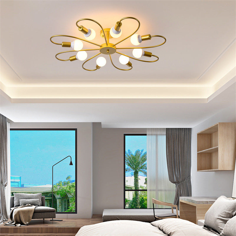 Modern Ceiling Lamp Minimalist Flush Mount Light Fixture for Bedroom