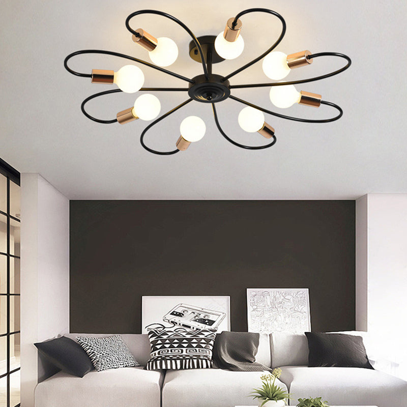 Modern Ceiling Lamp Minimalist Flush Mount Light Fixture for Bedroom