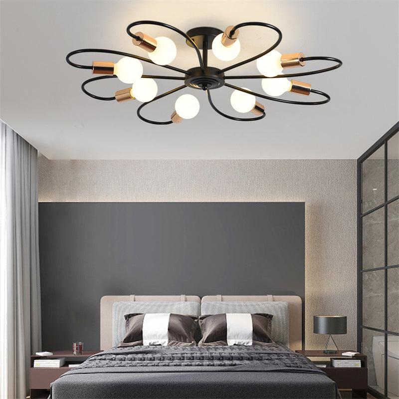 Modern Ceiling Lamp Minimalist Flush Mount Light Fixture for Bedroom