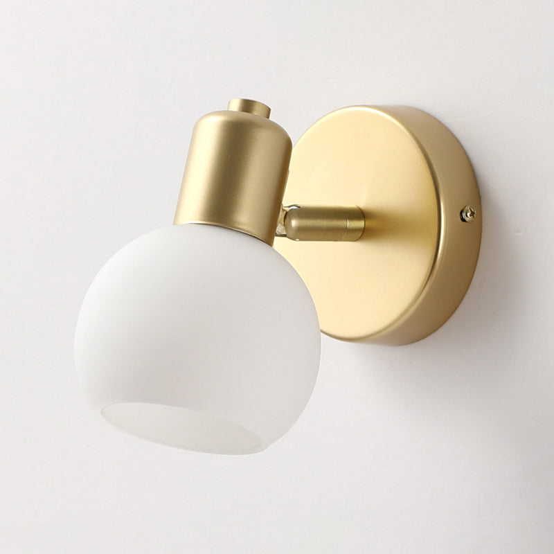 Wall Light Fixture Modern Wall Mounted Lighting in Gold for Washroom