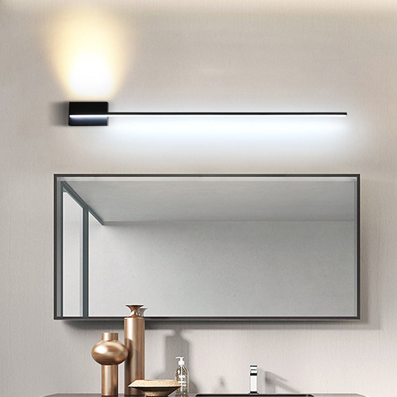 Minimalism Vanity Lights Streamlined LED Wall Light Fixtures for Bathroom