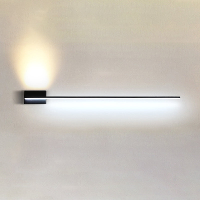 Minimalism Vanity Lights Streamlined LED Wall Light Fixtures for Bathroom