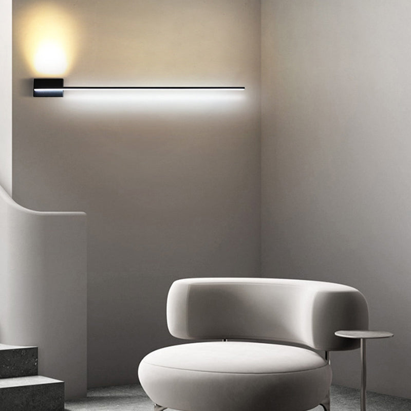 Minimalism Vanity Lights Streamlined LED Wall Light Fixtures for Bathroom