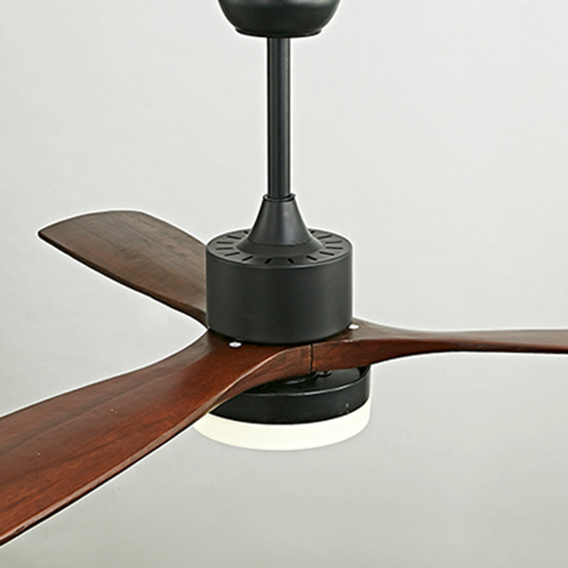 Modern Simple Ceiling Fan Lamp Round Shape LED Ceiling Fan Light for Bedroom