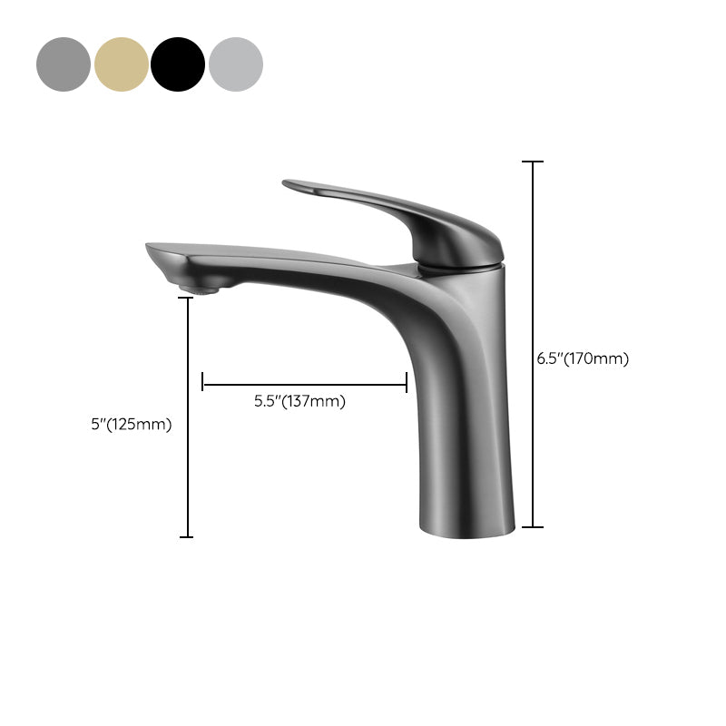 Modern Style Centerset Faucet Lever Handles Faucet for Bathroom