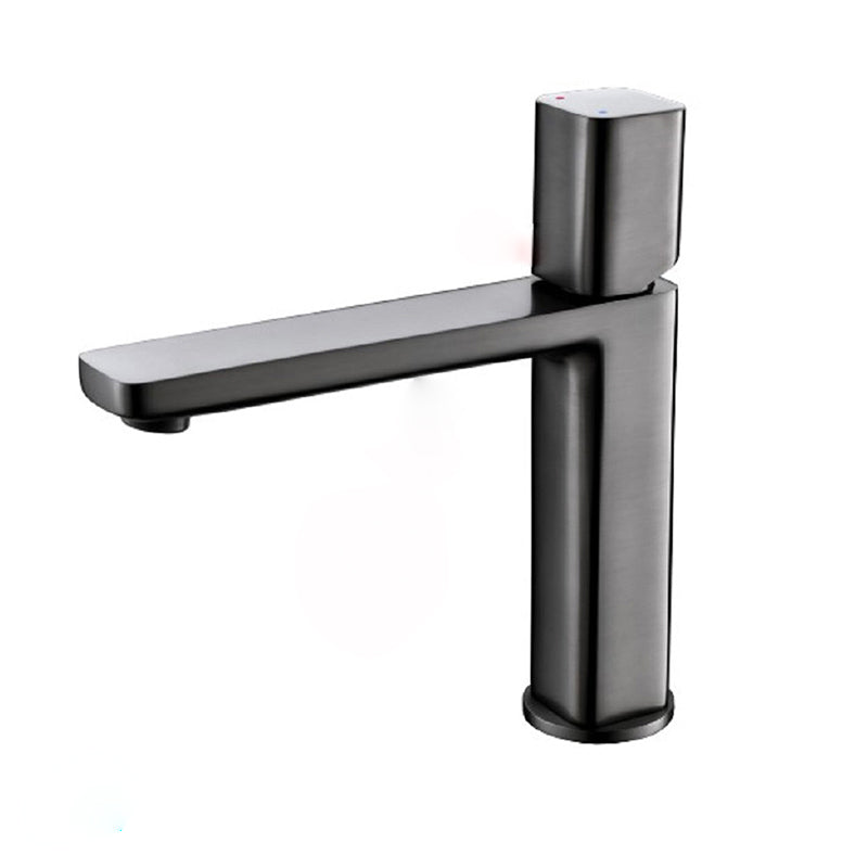 Contemporary Centerset Faucet Lever Handles Single Hole Brass Square Faucet