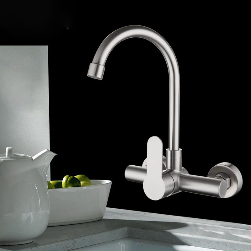 Contemporary 2-Function Kitchen Faucet 1-Handle Faucet with Stainless Steel