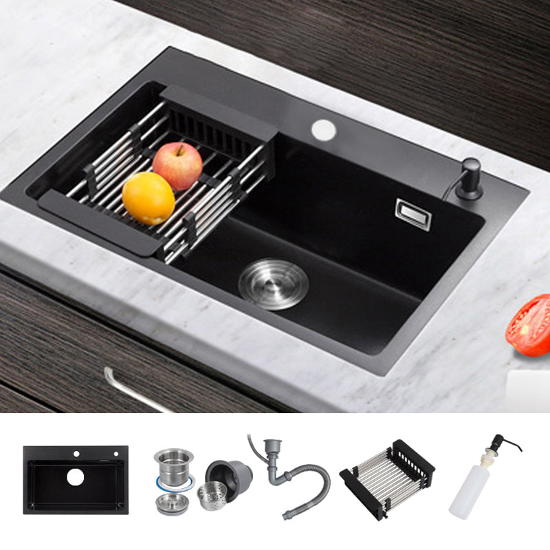 Classic Style Kitchen Sink Corrosion Resistant 2 Holes Stainless Steel Kitchen Sink