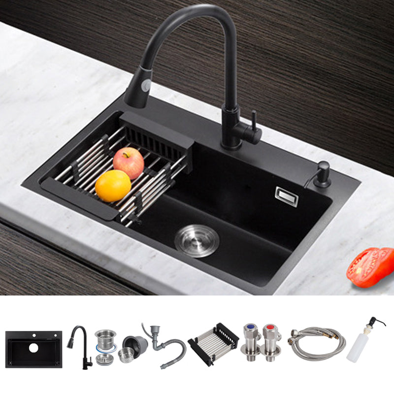 Classic Style Kitchen Sink Corrosion Resistant 2 Holes Stainless Steel Kitchen Sink