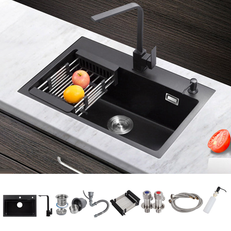 Classic Style Kitchen Sink Corrosion Resistant 2 Holes Stainless Steel Kitchen Sink