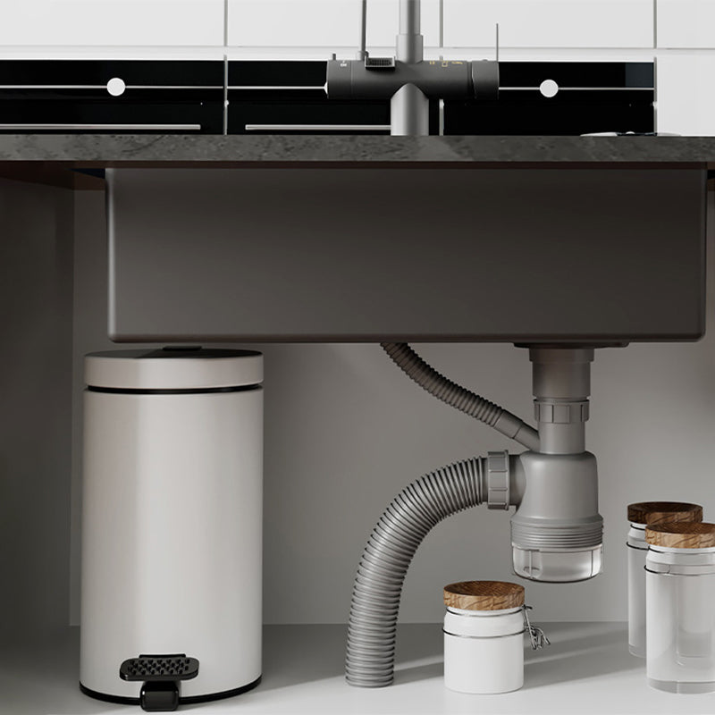 Modern Kitchen Sink Stainless Steel with Accessories and Faucet Top-Mount Kitchen Bar Sink