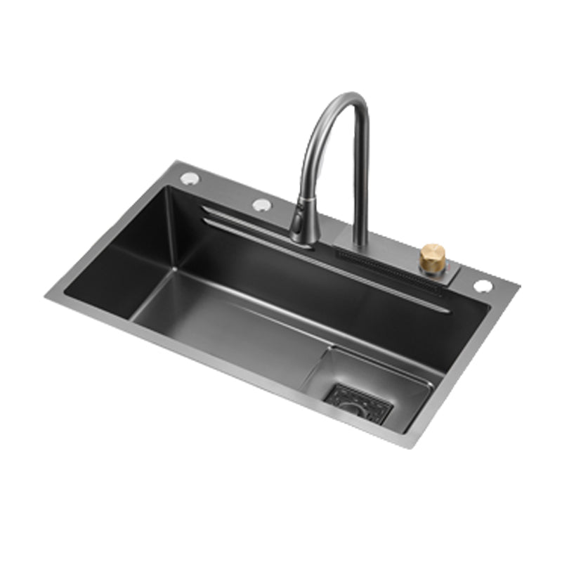 Classic Style Kitchen Sink Corrosion Resistant 5 Holes Stainless Steel Kitchen Sink