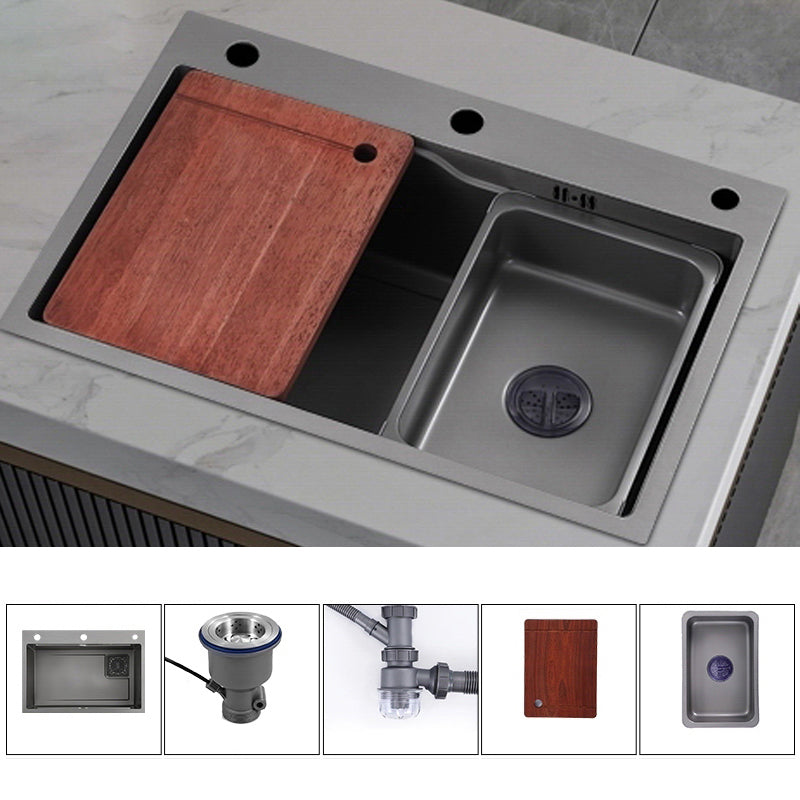 Classic Style Kitchen Sink Corrosion Resistant Kitchen Sink with Drain Assembly