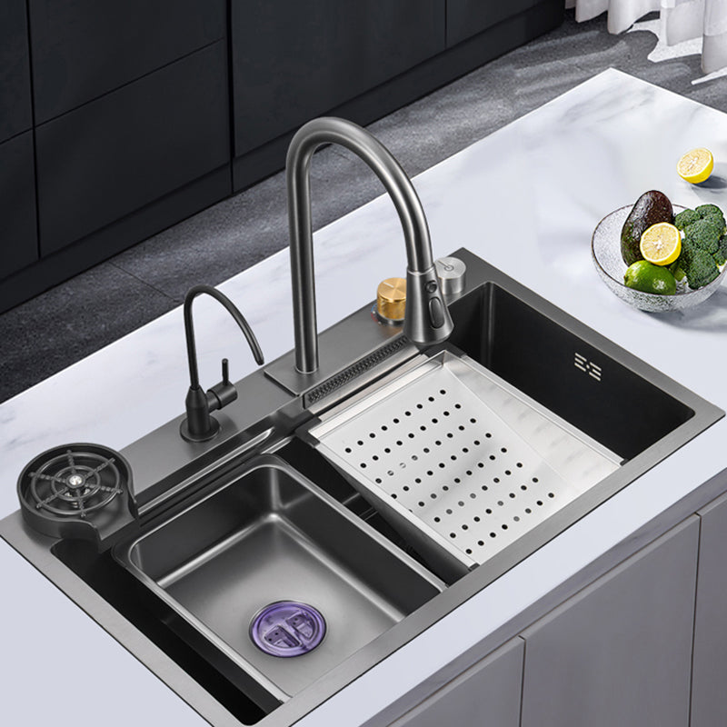 Classic Style Kitchen Sink Corrosion Resistant Kitchen Sink with Drain Assembly