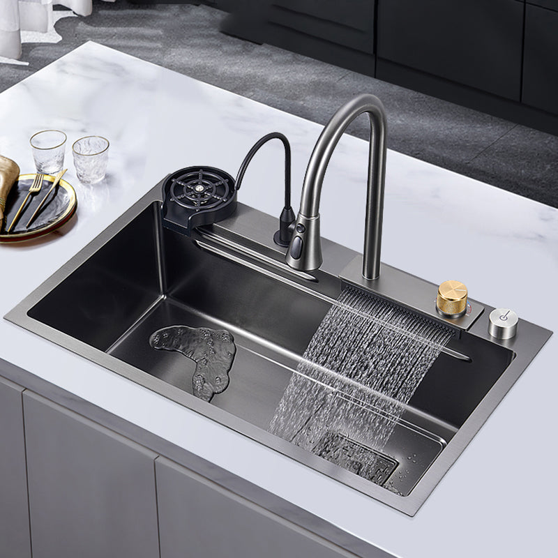 Classic Style Kitchen Sink Corrosion Resistant Kitchen Sink with Drain Assembly