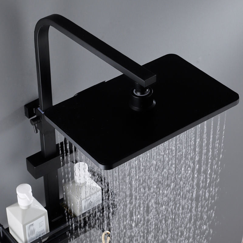 Modern Style Shower System Wall Mounted Spot Resist Shower System with Hand Shower