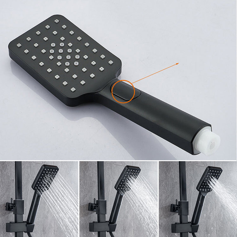 Modern Style Shower System Wall Mounted Spot Resist Shower System with Hand Shower