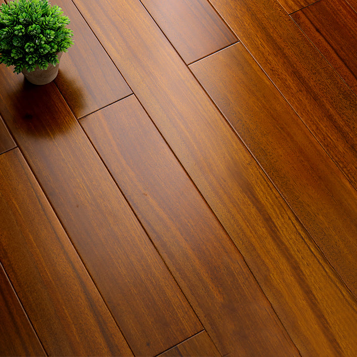 Classic E0 Natural Solid Wood Laminate Flooring, Click-Lock, Waterproof