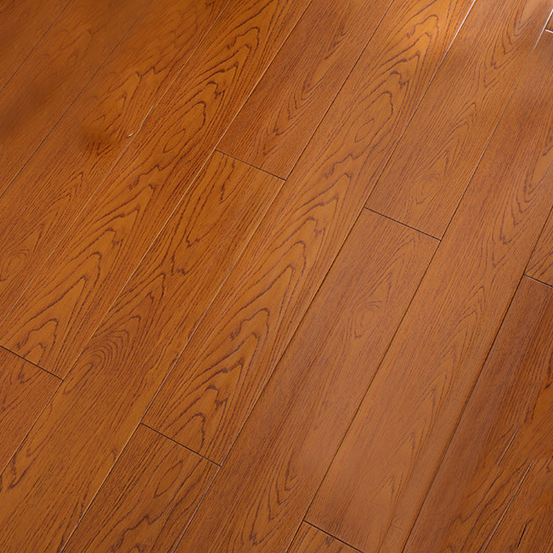 Classic E0 Natural Solid Wood Laminate Flooring, Click-Lock, Waterproof