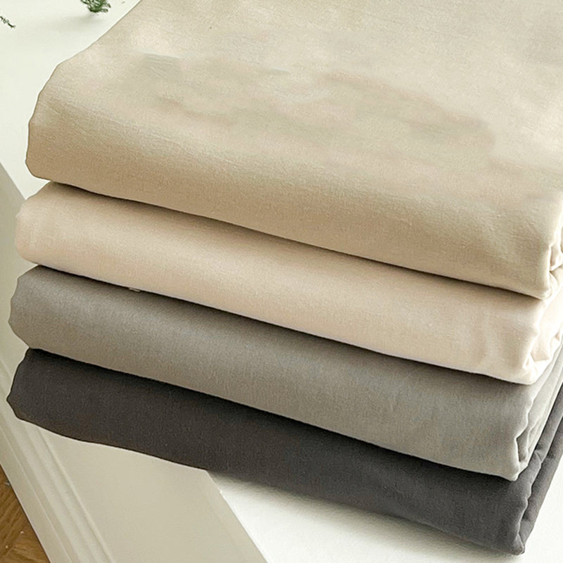 Sheet Set Solid Fade Resistant Breathable Cotton Bed Sheet Set