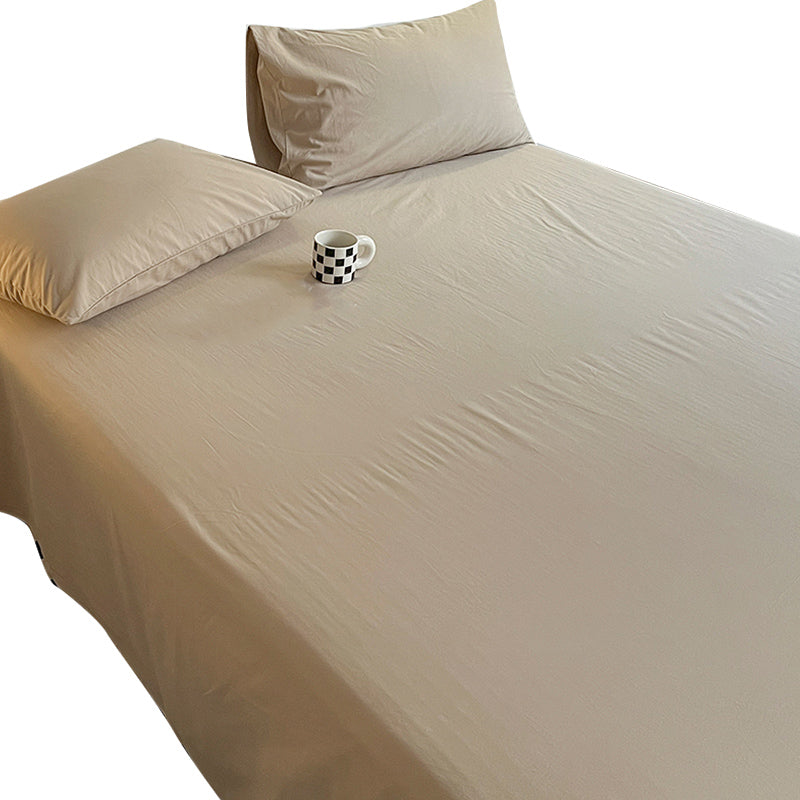 Sheet Set Solid Fade Resistant Breathable Cotton Bed Sheet Set