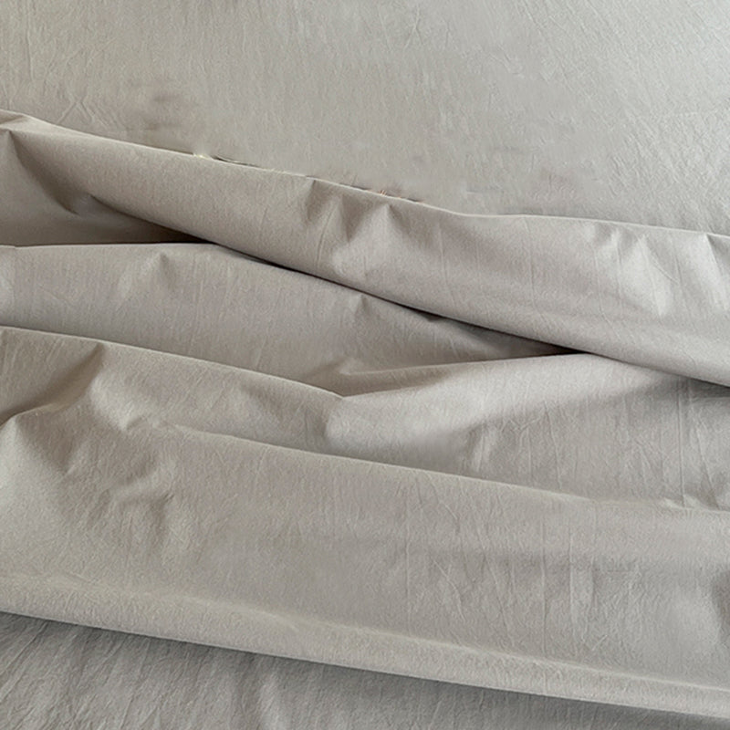 Sheet Set Solid Fade Resistant Breathable Cotton Bed Sheet Set