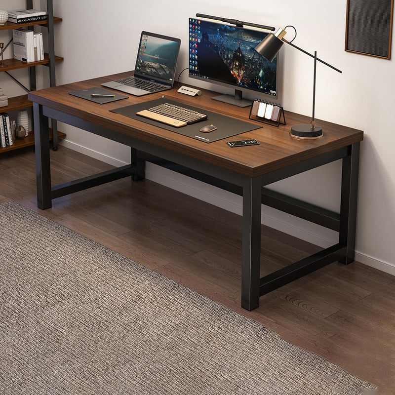 Wooden Rectangular Writing Desk Home Industrial Computer Desk