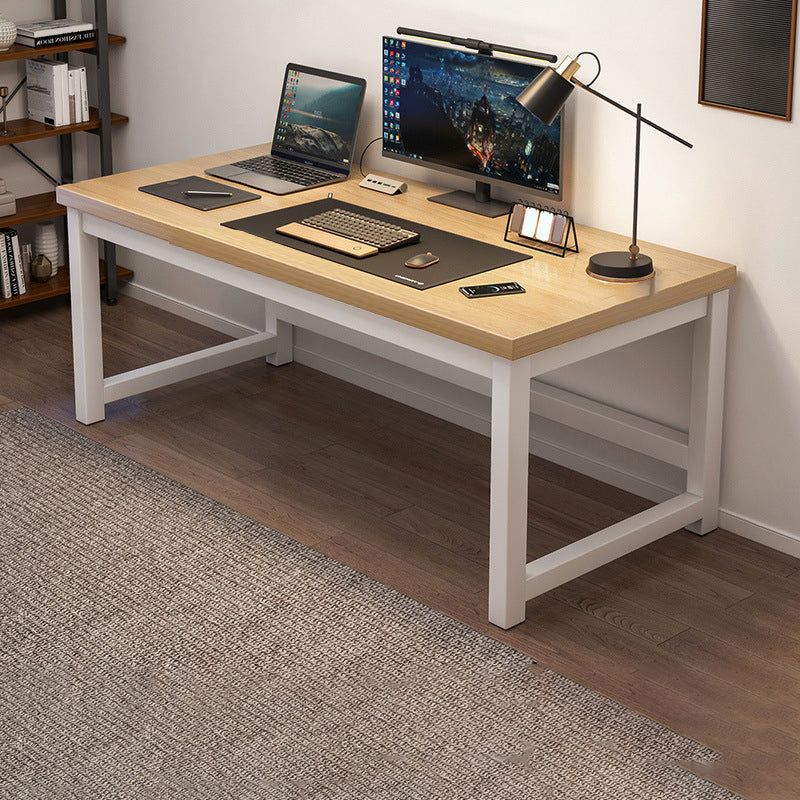 Wooden Rectangular Writing Desk Home Industrial Computer Desk