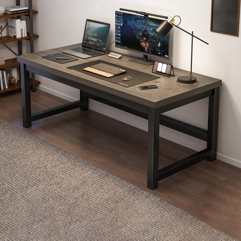 Wooden Rectangular Writing Desk Home Industrial Computer Desk